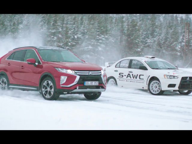 Eclipse Cross - Iced Lake Drive Norway